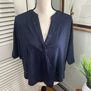 Boden Navy Blue Blouse